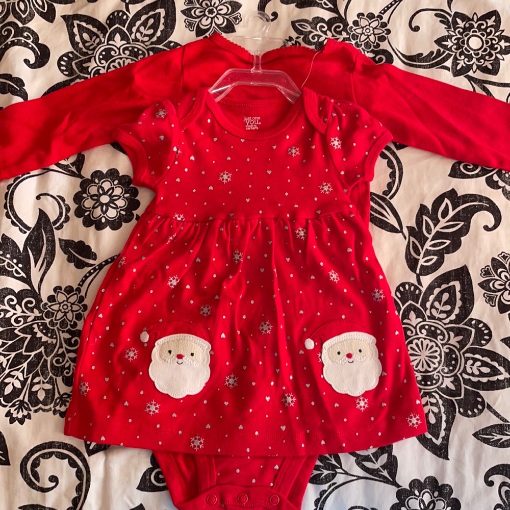 (Never worn) Carter’s X-mas Dress + Cardigan